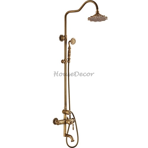 Retro carved flower mixer - mixer, tap