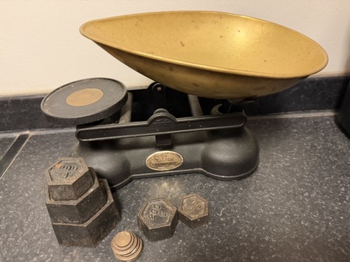 Vintage salter cast iron - salter,
