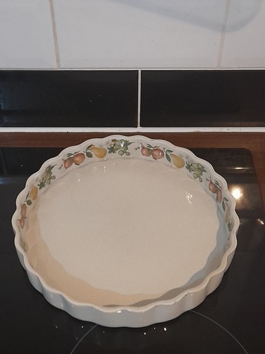 Wedgewood quince flan - -, flan/