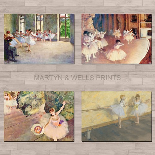 Edgar degas prints canvas - degas, a4