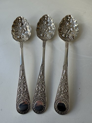 Set ornate silver plated - 3,
