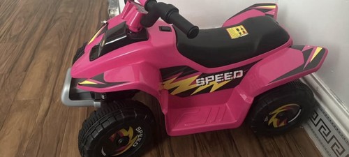 Electric quad bike - electric, pink