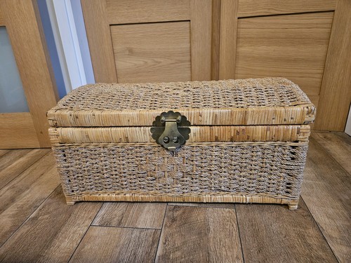 Vtg 60s mid century rattan - 60s,