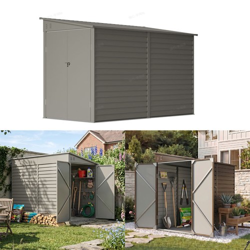 Metal outdoor storage shed - storage,