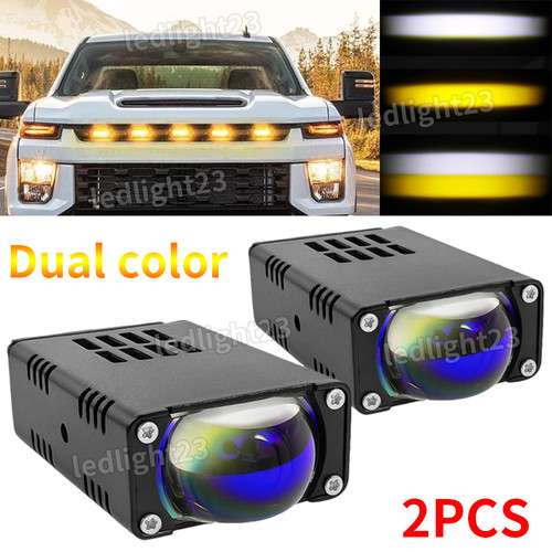 2pcs led front grille running - 2pcs,