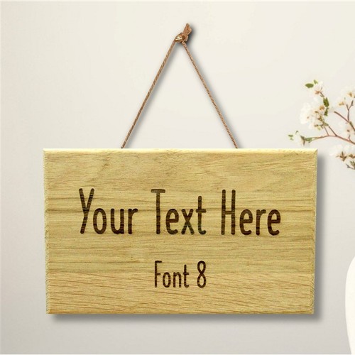 Personalised solid oak custom - personalised,