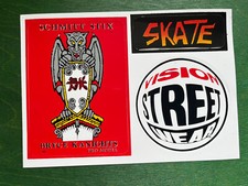 Vintage skateboard sticker set - vintage,