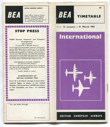 Bea british european airways - bea,