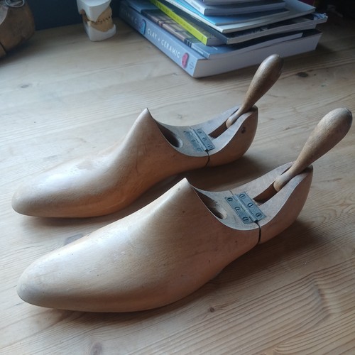 Vintage wooden shoe - shoe, lasts/
