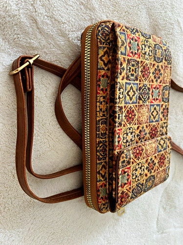 Geometric multicolour zip - multicolour,