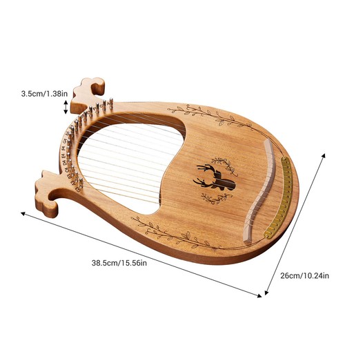 Tuning string lyre harp - tuning,