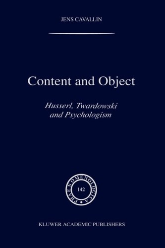 Cavallin content and object - and,