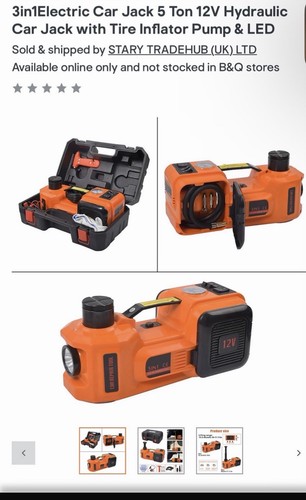 3in1 electric car jack ton - 3in1,