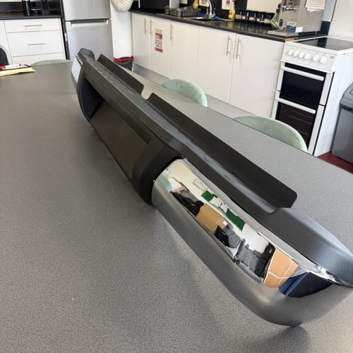 Chrome rear bumper for - chrome,