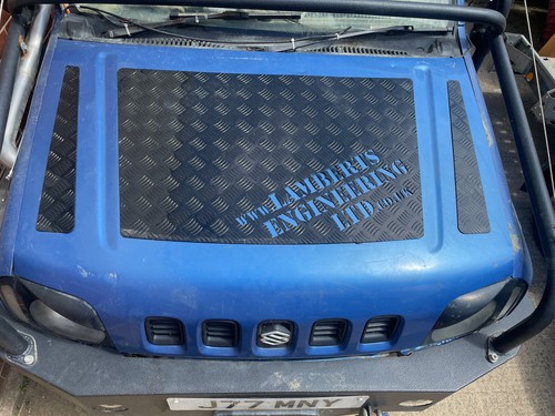 Jimny bonnet chequer plate - jimny,