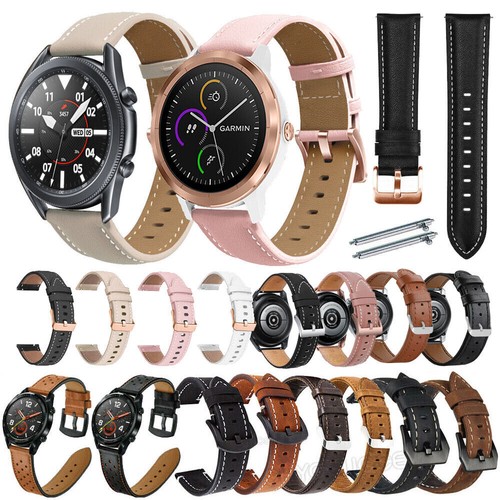 Leather watch strap - band, for