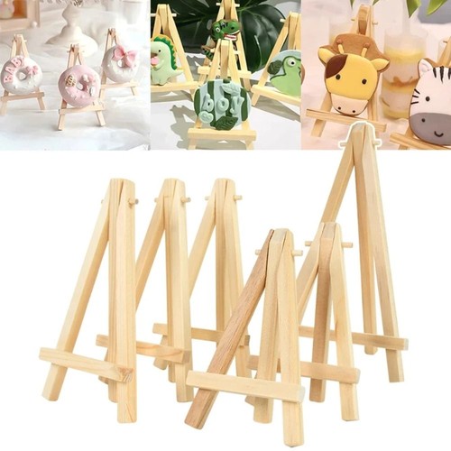 1xdecorative mini wood - wood, easel
