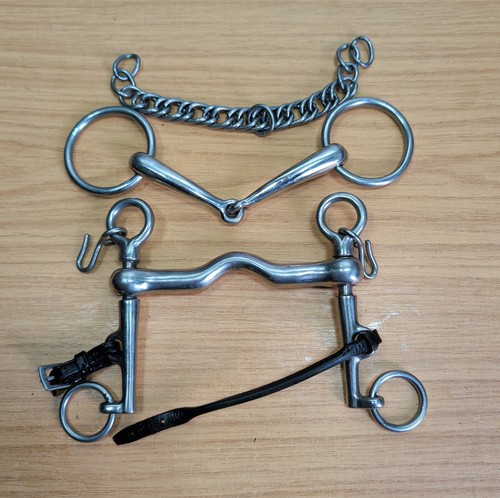 Complete double bridle bits - double,