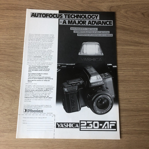 Cams14 magazine advert - advert, 11x8