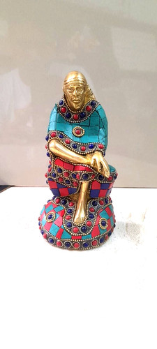 Brass statue idol sai - statue,