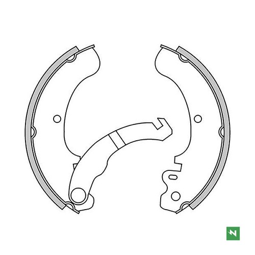 Brake shoes 160 - 160, x