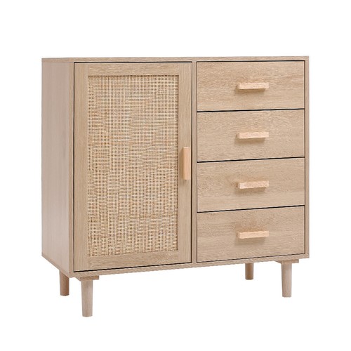 Wood drawer cabinet storage - 4,