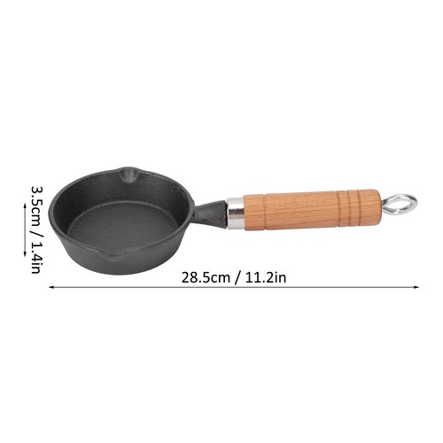 10cm cast iron - iron, wood