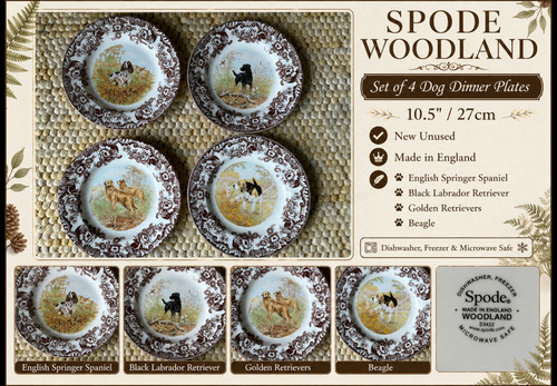Spode woodland dog - spode,