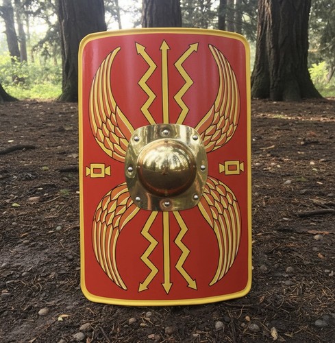 Viking and roman legionary - and,