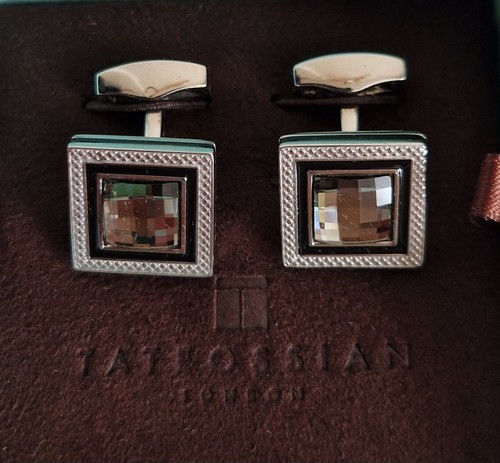 Tateossian grey rhodium plated - tateossian,