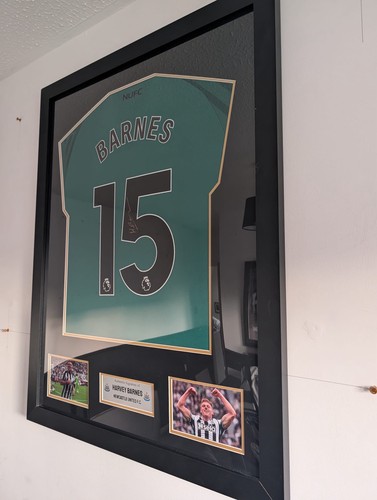 Harvey barnes signed frames - barnes,