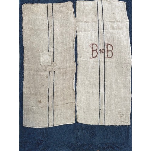 Antique grain sack - sack, pair