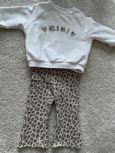 Baby girl leopard print - print, jumper