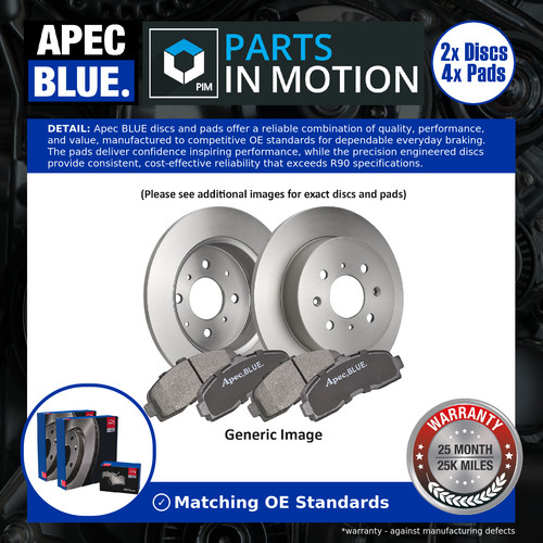 Solid brake discs and - solid, pads