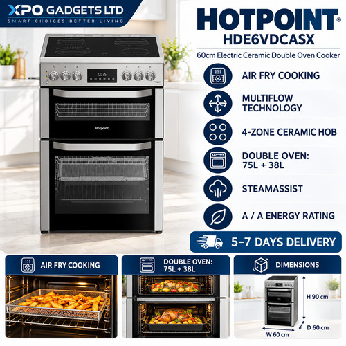 Hotpoint hde6vdcasx 60cm - hde6vdcasx,