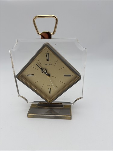 Seiko quartz desk mantle clock - desk,