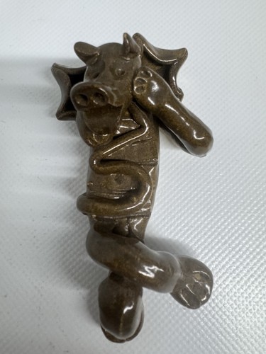 Unusual brown glazed - brown,