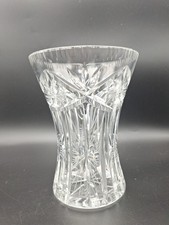 Lead crystal cut glass - cut, vase