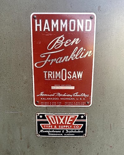 Hammond trim o saw - hammond, trim-o-saw