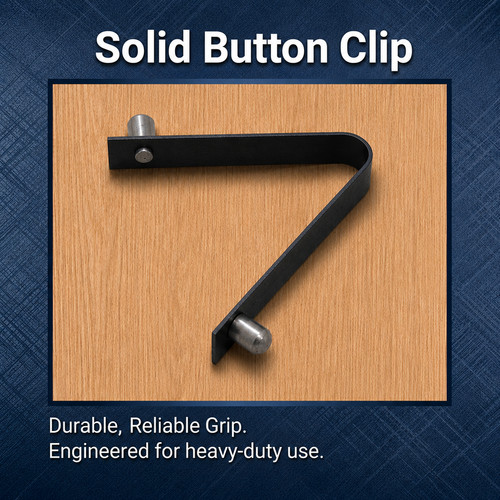 Double solid button spring - solid,