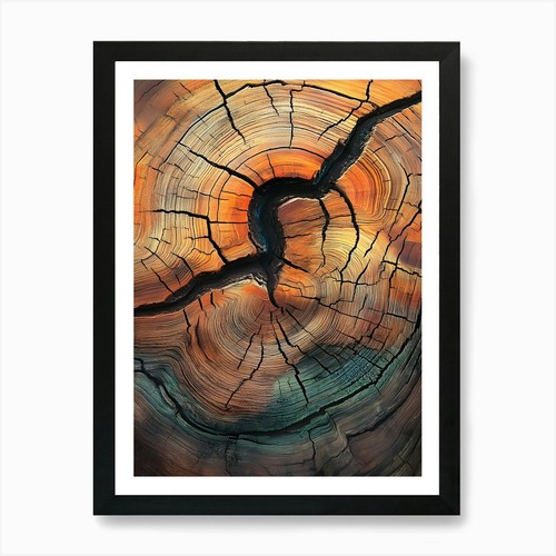 Tree trunk art - tree,