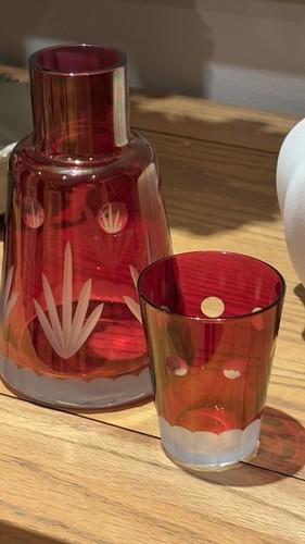 Antique bohemian red - , ruby