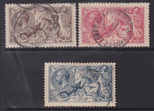 Sg413a 417 1918 seahorse - sg413a-417, set