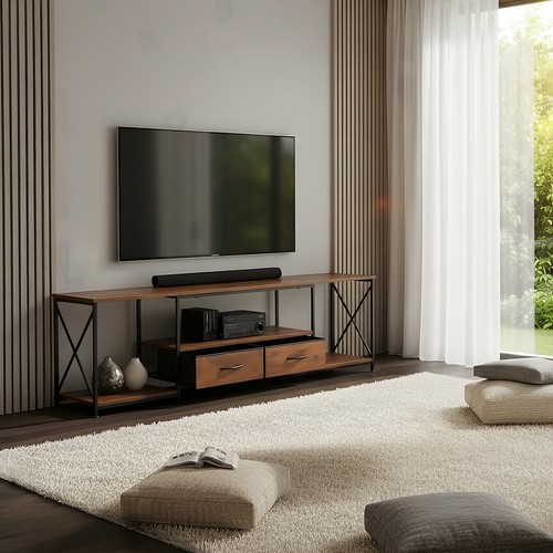 Wooden stand cabinet unit - tv,