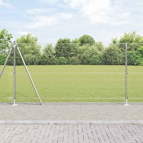 Vidaxl welded wire fence with - wire,