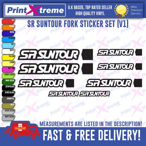 Suntour bike fork decal - suntour,