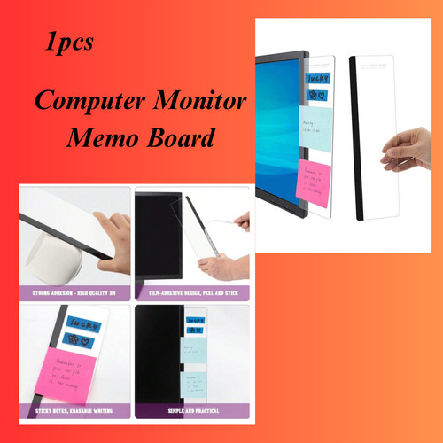 Acrylic computer monitor - monitor, memo