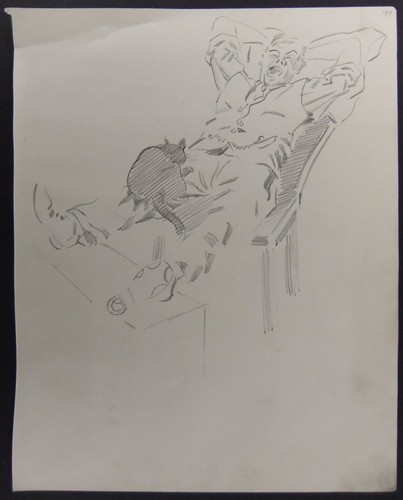 Fred cecil jones sketch of - fred, "sketch