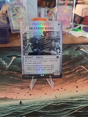 Unlicensed hearse foil - hearse, (064)