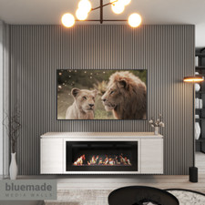 1700mm TV Media Wall Furniture Package With 40" Electric Fire NWO